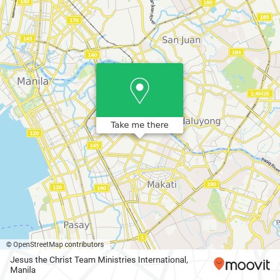Jesus the Christ Team Ministries International map