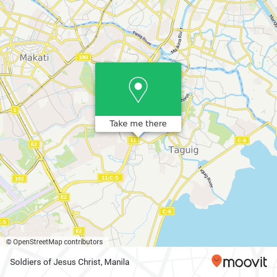 Soldiers of Jesus Christ map