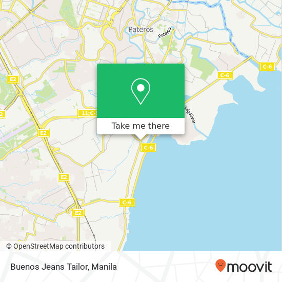 Buenos Jeans Tailor map
