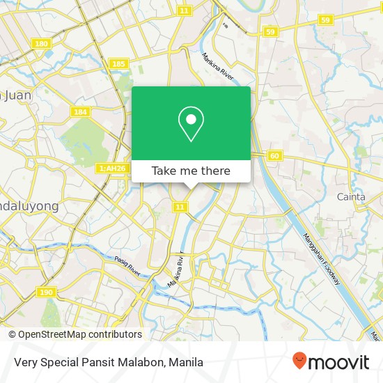 Very Special Pansit Malabon map