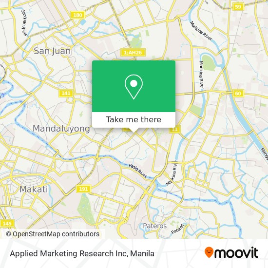 Applied Marketing Research Inc map