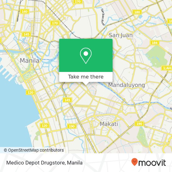 Medico Depot Drugstore map