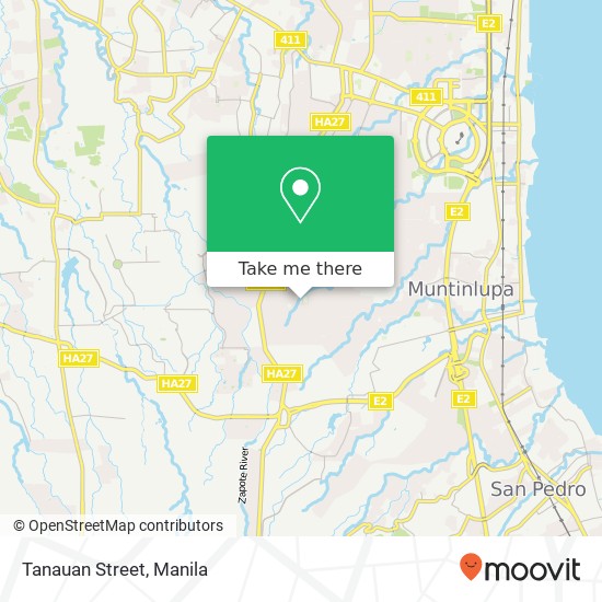 Tanauan Street map
