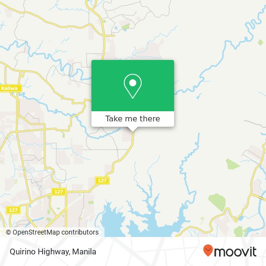 Quirino Highway map