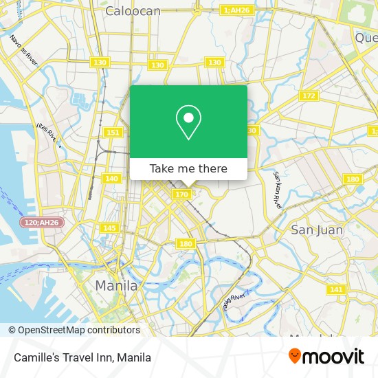 Camille's Travel Inn map