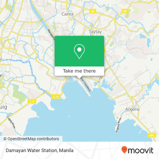 Damayan Water Station map