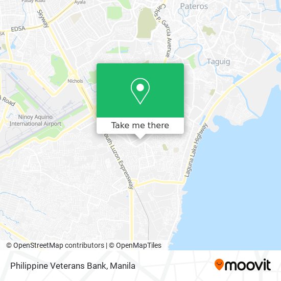 Philippine Veterans Bank map