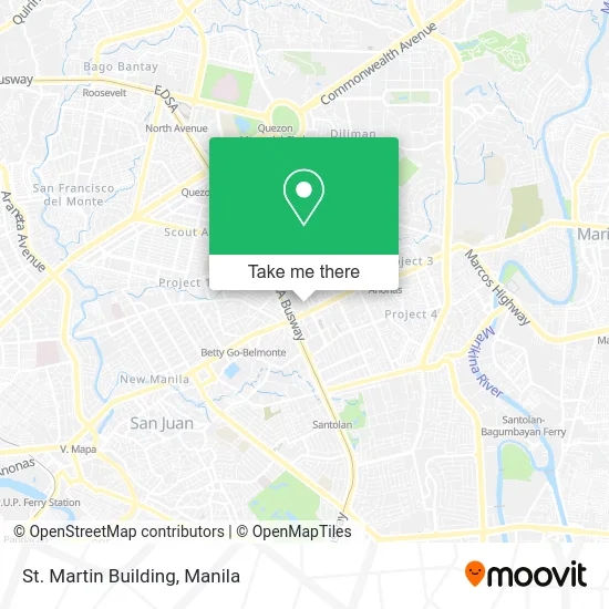 St. Martin Building map