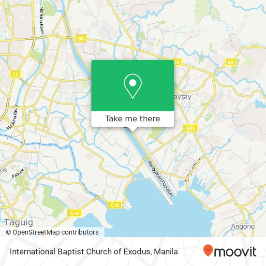 International Baptist Church of Exodus map