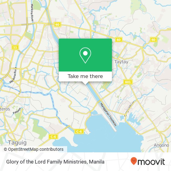 Glory of the Lord Family Ministries map