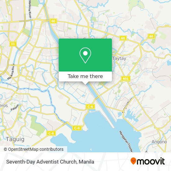 Seventh-Day Adventist Church map