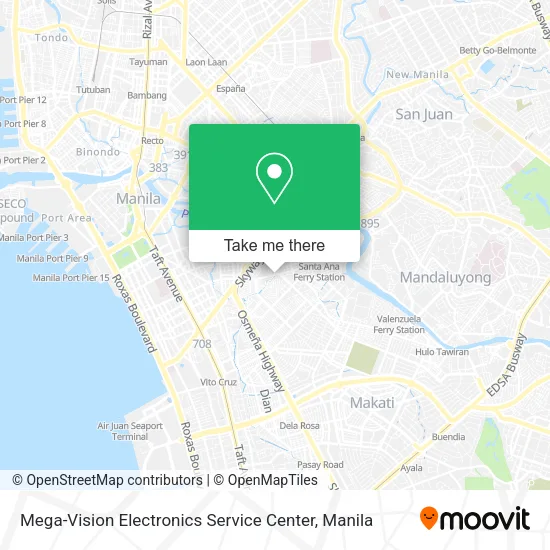Mega-Vision Electronics Service Center map