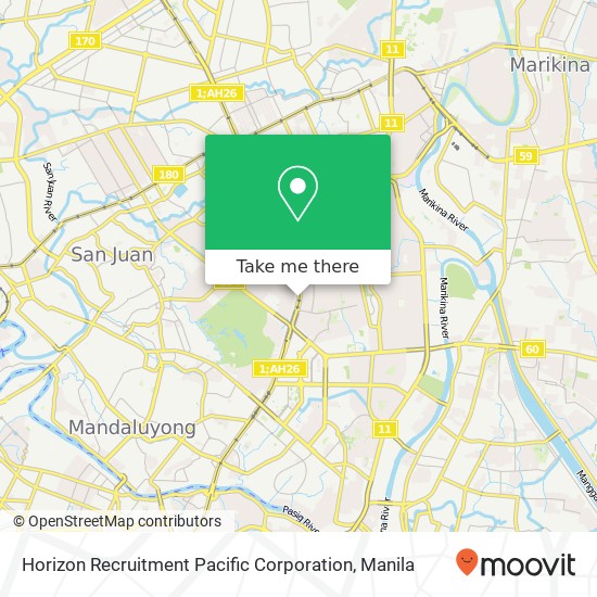 Horizon Recruitment Pacific Corporation map