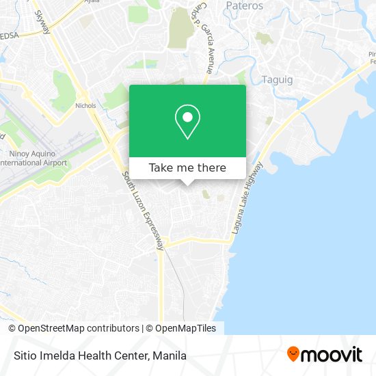 Sitio Imelda Health Center map