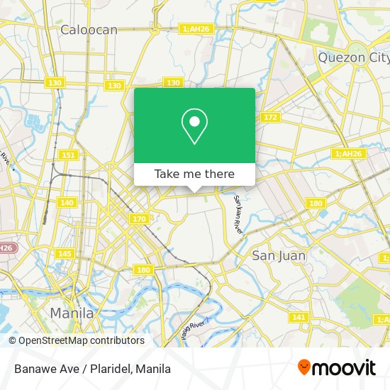 Banawe Ave / Plaridel map