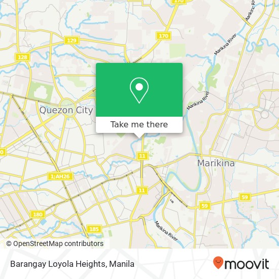 Barangay Loyola Heights map