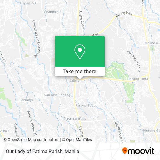 Our Lady of Fatima Parish map