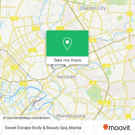 Sweet Escape Body & Beauty Spa map