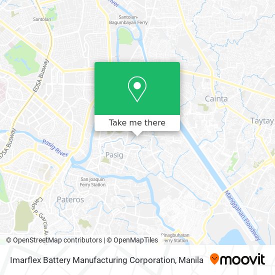 Imarflex Battery Manufacturing Corporation map