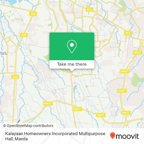 Kalayaan Homeowners Incorporated Multipurpose Hall map