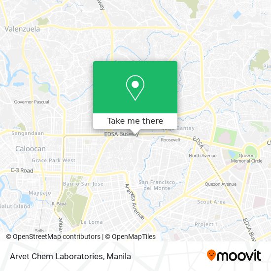 Arvet Chem Laboratories map