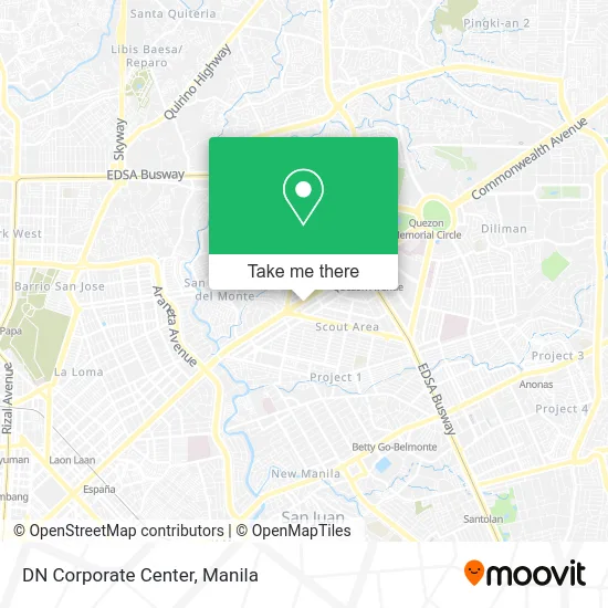 DN Corporate Center map