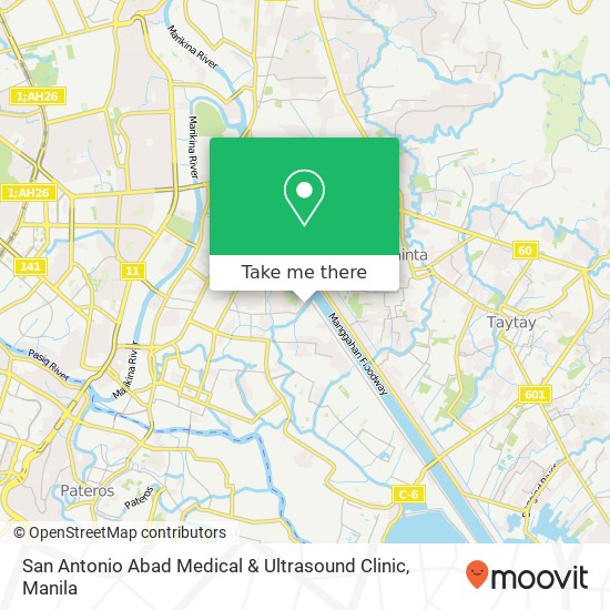 San Antonio Abad Medical & Ultrasound Clinic map