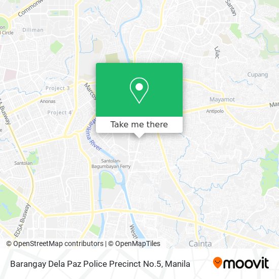 Barangay Dela Paz Police Precinct No.5 map