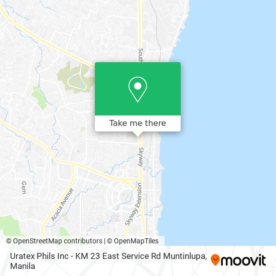 Uratex Phils Inc - KM 23 East Service Rd Muntinlupa map