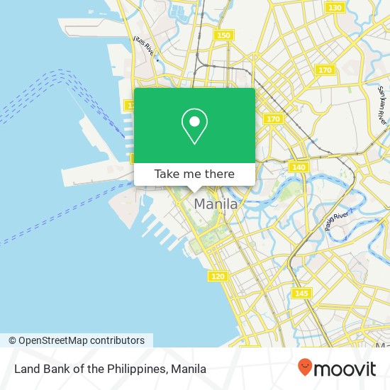 Land Bank of the Philippines map