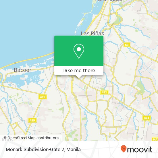 Monark Subdivision-Gate 2 map