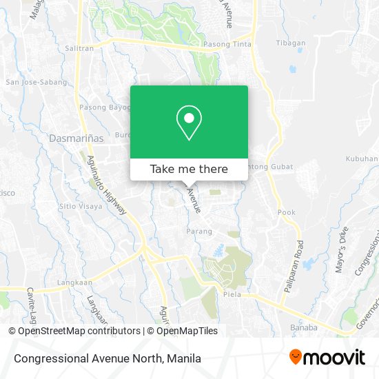 Congressional Avenue North map