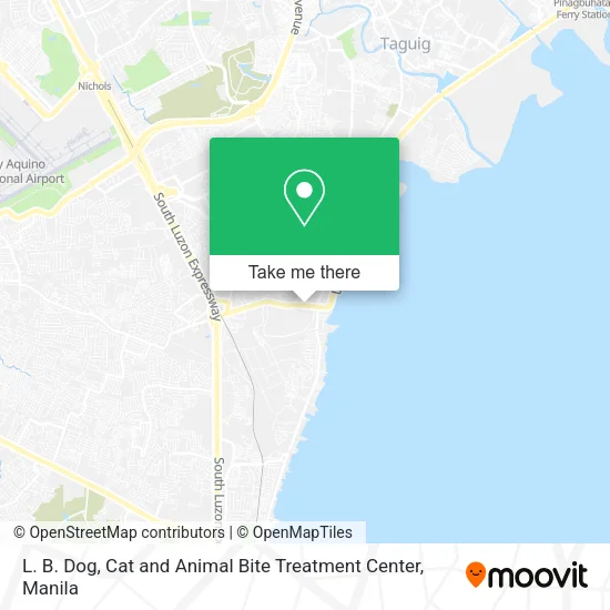 L. B. Dog, Cat and Animal Bite Treatment Center map