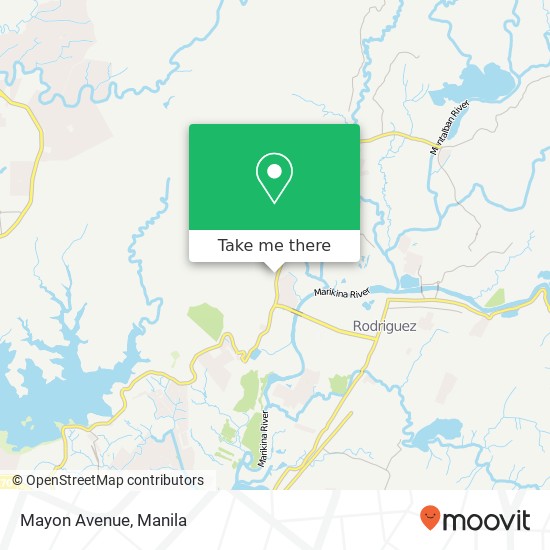 Mayon Avenue map