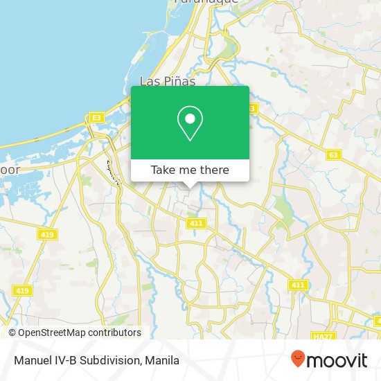 Manuel IV-B Subdivision map