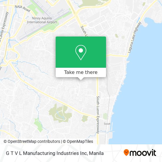 G T V L Manufacturing Industries Inc map
