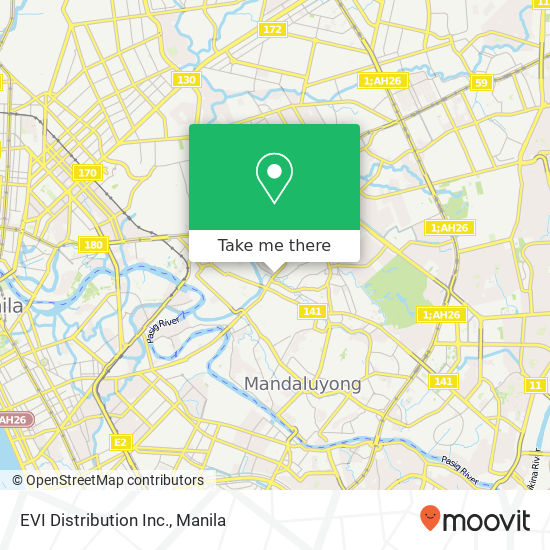 EVI Distribution Inc. map