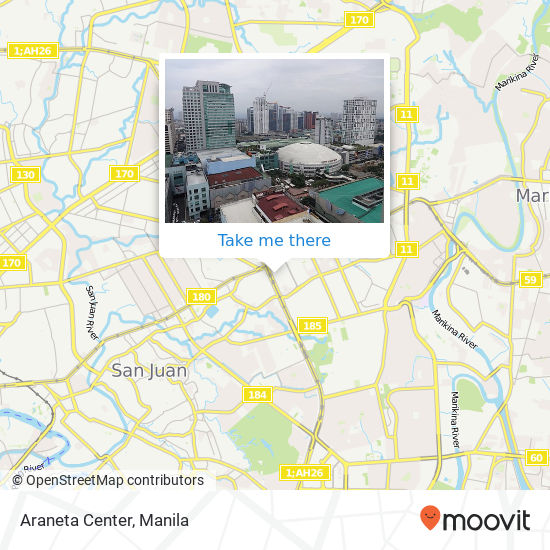 Araneta Center map