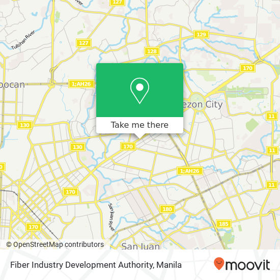 Fiber Industry Development Authority map