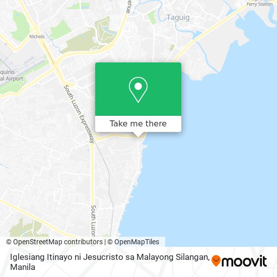 Iglesiang Itinayo ni Jesucristo sa Malayong Silangan map