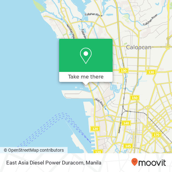 East Asia Diesel Power Duracom map