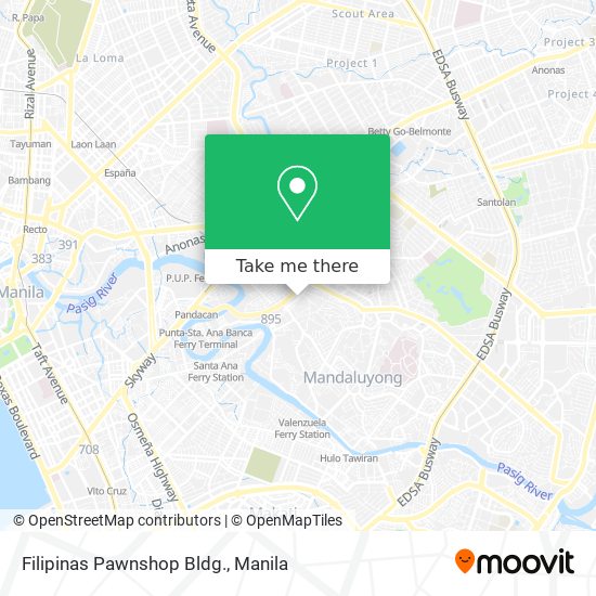 Filipinas Pawnshop Bldg. map