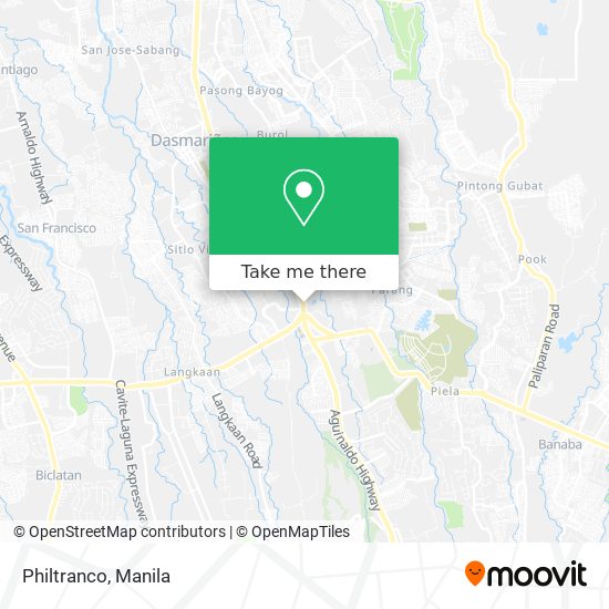 Philtranco map