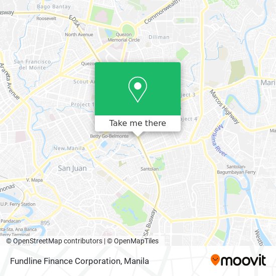 Fundline Finance Corporation map