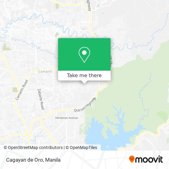Cagayan de Oro map