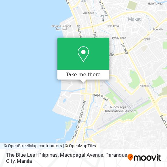 The Blue Leaf Pilipinas, Macapagal Avenue, Paranque City map