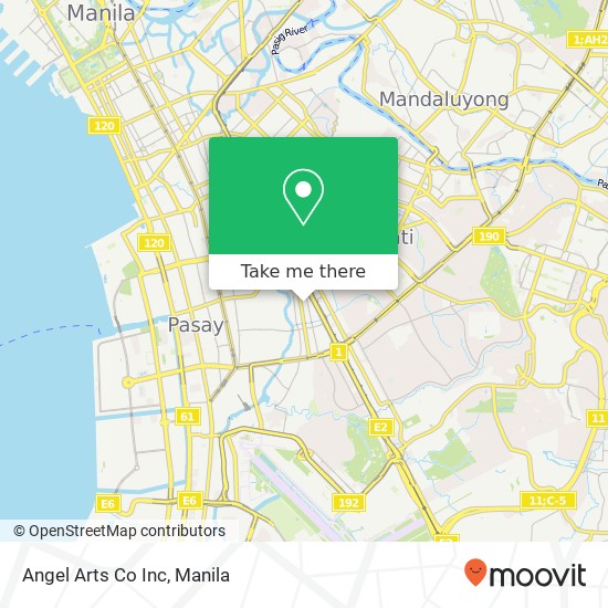 Angel Arts Co Inc map
