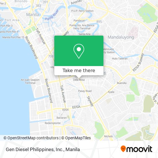 Gen Diesel Philippines, Inc. map