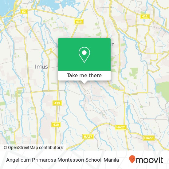 Angelicum Primarosa Montessori School map