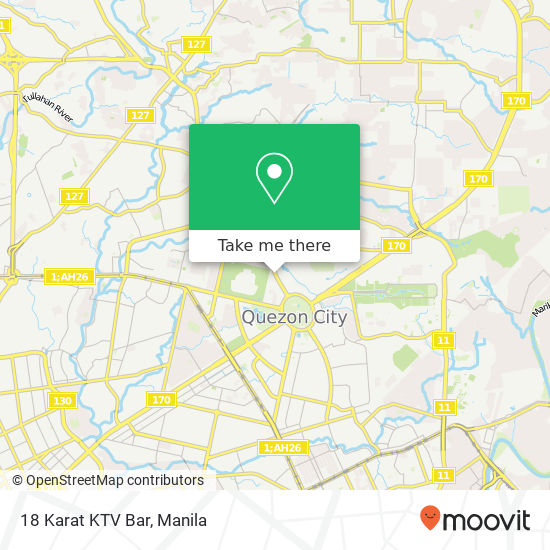 18 Karat KTV Bar map